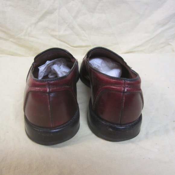 ALLEN EDMONDS LOAFERS RANDOLPH STYLE BROWN LEATHER 9.5D MENS - Picture 4 of 11